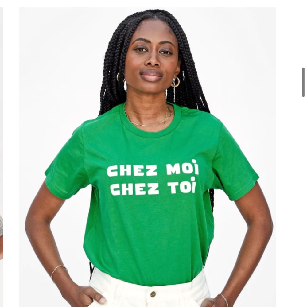 Clare V  Chez Moi Chez Toi T-shirt XL